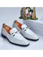 Versace Luxury Leather Shoe - White