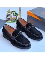 Oggi Luxury Suede Shoe - Black