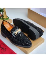 Christian Louboutin Luxury Stud Shoe - Black