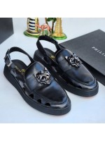 Roberto carvalli Luxury Shoe Sandals - Black