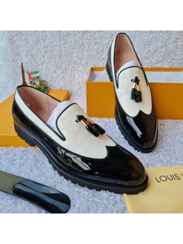Original Louis Vuitton Fur Leather Half Shoes in Surulere - Shoes, Flacko  Stores
